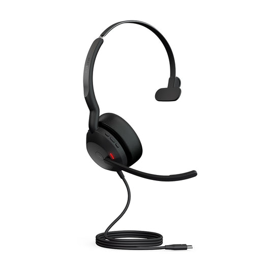 Jabra Evolve2 50 USB-A & USB-C Mono Headset UC or MS